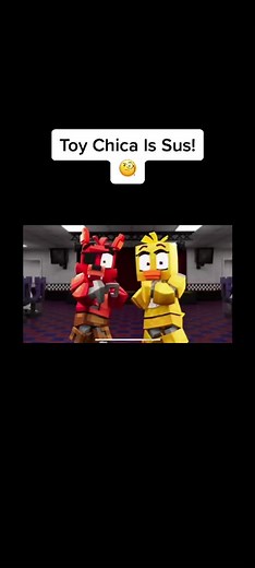 Toy Chica is sus! #fazbearandfriends #fnaf #fnafanimatronic #minecraft #susmoments