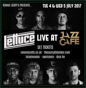 11K views · 90 reactions | #sellingout view our brand new promo ahead of us presenting the mighty Lettuce at The Jazz Cafe, Camden on 4/5 July. The shows are already selling mega fast so get your ticket before it's too late! bit.ly/2m4cPxe #lettuce #funk #soulive #nealevanslefthandbassinyourface #crush #mtcrushmore #deitchpocket | Ronnie Scott's Jazz Club | Facebook