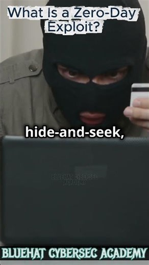 What Is a Zero-Day Exploit? ⚠️ Cyber Threats Explained Fast #cybersecurity #bluehatcybersecacademy