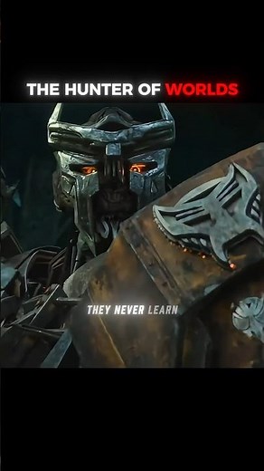 “The ultimate hunter has arrived⚡🔥" #Transformers #Scourge# #RiseOfTheBeasts #Maximals #Unicron