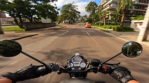 摩托骑行 皇家恩菲尔德Classic350｜巴西🇧🇷街道悠闲骑行 纯粹的排气声｜治愈系 放松