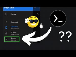 See Termux File and Folders in your File manager - termux file directory