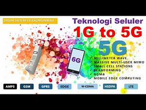 Perkembangan Teknologi Seluler 1G sampai 5G