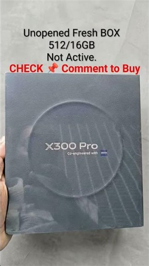 Vivo X300 Pro Fresh Non Active Not open Box Pack at 92000 Only #x300pro