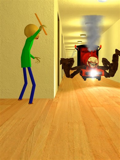 Will Choo Choo get Baldi? #funny #gmod #baldi #choochoo