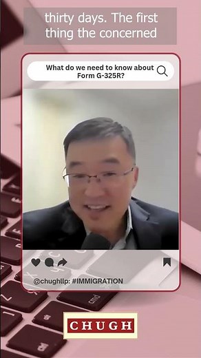 What do we need to know about Form G-325R?