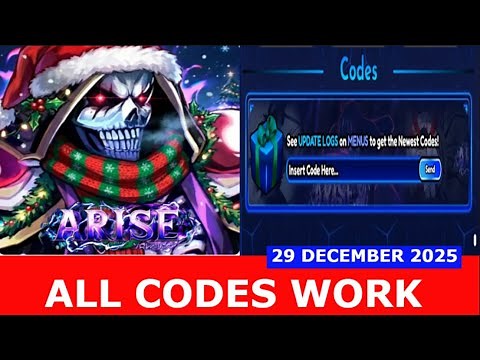 *NEW CODES* [🎄4X🎄] Arise Crossover ROBLOX | ALL CODES | DECEMBER 29, 2025