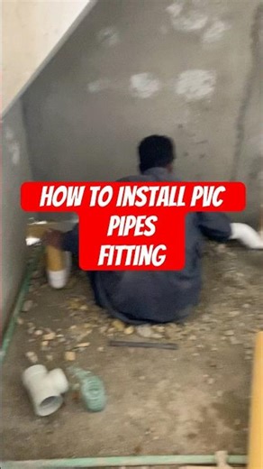 How to install pvc pipes and fittings | How to install pvc fitting for kitchen