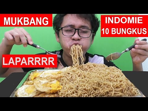 LAPAR MAKAN INDOMIE 10 BUNGKUS, HABIS GA YA ?