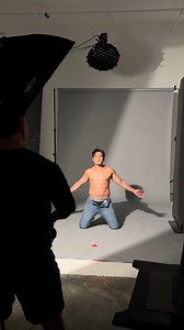 Behind the scenes at last night’s shoot. ❤️ | Benjamin Alves