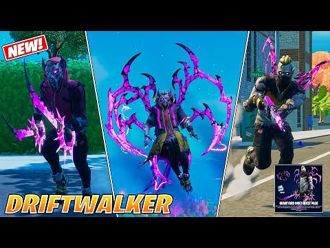 *NEW* Graveyard Quest Pack Driftwalker Skin(All Styles) Item Shop & Gameplay! Fortnite