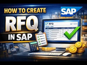 How to Create RFQ in SAP S/4HANA | SAP MM Tutorial for Beginners