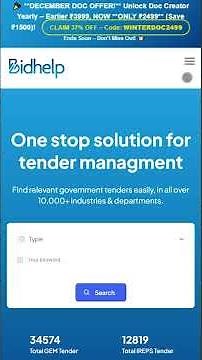 Lowest Price Declaration for Tenders | BidHelp Doc Creator Tool #viralshorts #bidhelp #biddocuments
