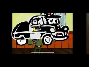 SpongeBob SquarePants Sergeant Roderick and Cars Sheriff Volkswagen Beetle Tires