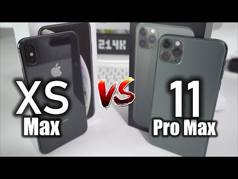iPhone 11 Pro Max vs iPhone XS Max ✔ Comparison & Review