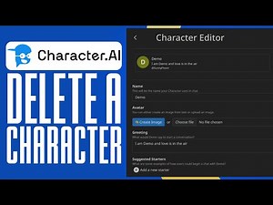 How To Delete A Character In Character AI (2025) Easy Tutorial