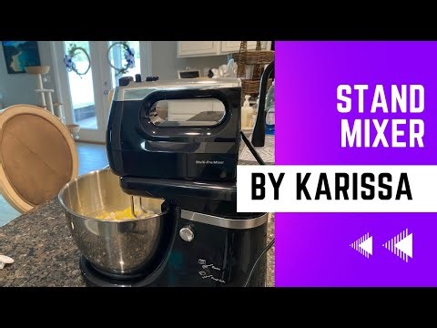 Rotating stand mixer for the best baking