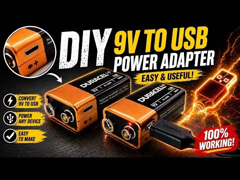 I Built a Rechargeable 9V Battery That Actually Works! ⚡ (No More Buying Batteries)