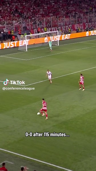 A goal to win the Conference League 😤🏆 #UECL #Olympiacos | goal