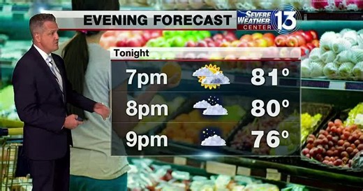 WATCH: FOX13 Wednesday evening weather forecast