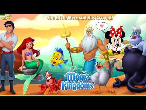 ALL THE LITTLE MERMAID CHARACTERS in Disney Magic Kingdoms