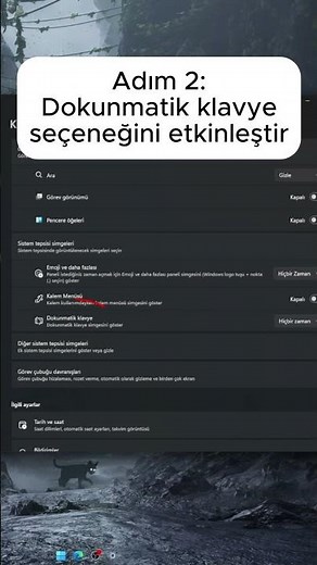 Dokunmatik klavye nasıl açılır? #allybase