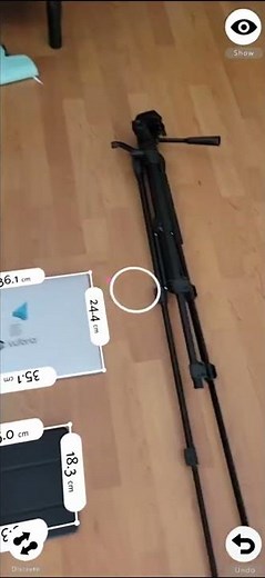 Build a AR measuring app with Unity and ARFoundation.