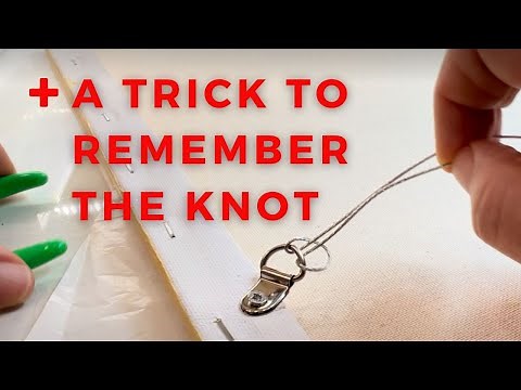 How to Wire the Back of a Painting Using D-Rings