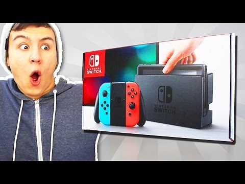 DIE NINTENDO SWITCH UNBOXING!? [Deutsch/HD]