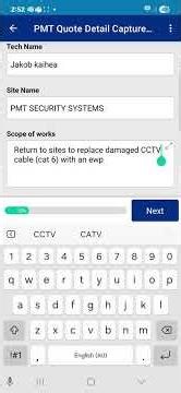 Quote Capture on Digital Forms