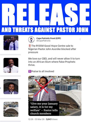 Pastor John Anosike Responds to False Allegations and Misinformation