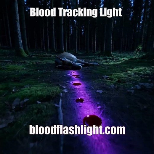 Rechargeable Blood Tracking Light for Hunting Deer Blood Trail Spotting Detection Flashlight