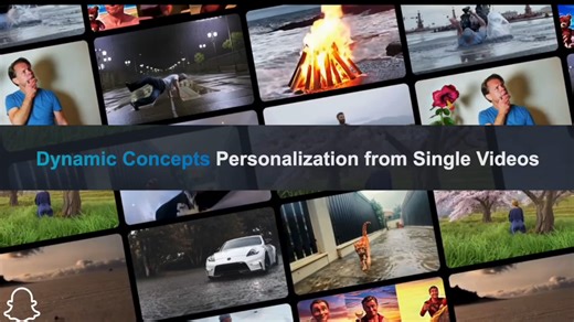 SnapResearch 发布动态概念个性化训练方法