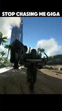 That was the Longest Chase i did VS A Giga #arksurvivalevolved #ark #dinosaur #arksurvivalascended
