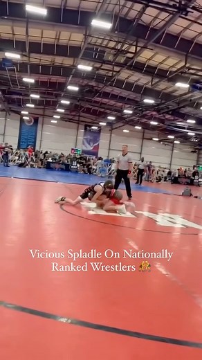 Logan Bonfilio on Instagram: "Think that spladle made him angry🤼‍♂️😬 #wrestling #youthwrestling #wrestler #spladle"