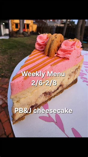 Nicolee Burks on Instagram: "*PLEASE SHARE/WEEKLY MENU/SCHEDULE* 1011 E Main St in Butchertown Fri 2/6 1-6pm(or until sold out) Sat 2/7 11-2pm(or until sold out) Sun 2/8 11-1pm(or until sold out) PRE-ORDERS-(flavors listed on this menu)(preorders open Monday at 9am Bignitascheesecakes.com). *Variety Cheesecake Cookie Box $40 (includes 4- Choc Chip/4- Snickerdoodle/4- Iced Lemon) Variety Sampler- $70(includes one slice of each flavor excluding Cookie Butter, Strawberry N Cream, Cream Cookie Dirt,