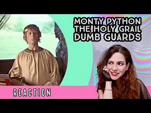 American Reacts - Monty Python And THE HOLY GRAIL - Dumb Guards Scene