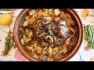 Lamb Gioulbasi & traditional Greek Easter Table - Αρνάκι Γκιούλμπασι & παραδοσιακό Πασχαλινό Τραπέζι