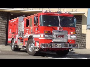 LAFD *NEW* Engine 14 Responding 10/22/2025