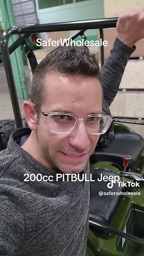 Check Out The 200cc PITBULL FULL SIZE Jeep Golf Cart! #Jeep #200 #200c... | Jeep