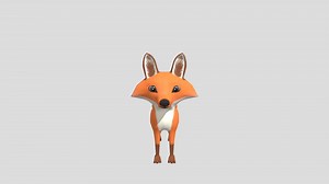 Stylized Fox Character - 3D model by pdl (@pdilisi)