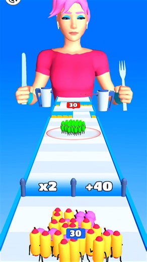 Good Mood Food Run Level 11 #shorts #gaming #games #foodgame