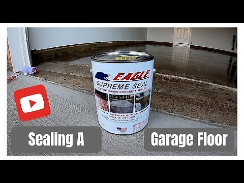 DIY: Sealing a Two-Car Garage Floor