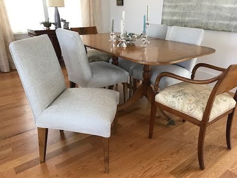 How To Make A Parson's Chair Slipcover