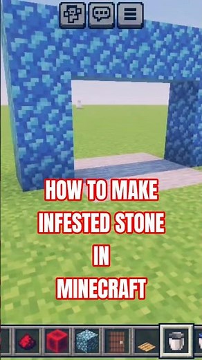 How To Make InFested Stone in Minecraft #Minecraft#MinecraftHindi#Survival#Hardcore#Gaming
