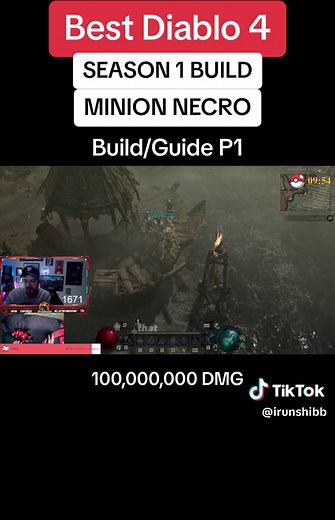 Best necro build for season 1 of diablo 4 #diablo4 #diablo #diablo4gameplay #fyp #necromancer #capcut