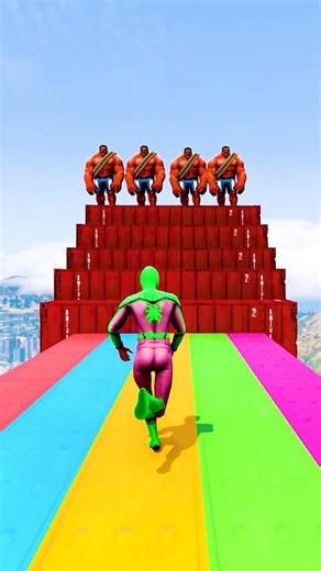 GTA 5 Epic Water Ragdolls | Spider-Man Jumps / Fails ep.17583 #shorts