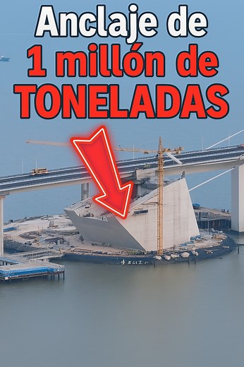 768K views · 10K reactions |  ¡1 millón de toneladas! El anclaje más bestial del planeta 隣 . . . .. #MegaIngeniería ️ #ColososDeAcero  #PuentesGigantes  #ObrasIncreíbles  #ConstrucciónExtrema  | Ondavisual | Facebook