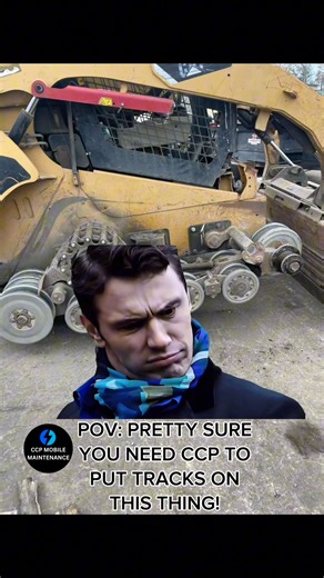 POV: That track on your machine isn’t gonna fix itself… but CCP Mobile Maintenance sure will. 😎🛠️ Call us and we’ll take care of it—tools, skills, and all the elbow grease included. 🚜💪 | CCP Mobile Fleet Maintenance