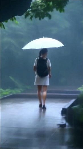 Girl Scared of Thunderstorms - School Thunderstorm 🌩️